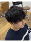 緩めシャドウパーマ