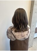 くすみオリーブベージュカラー髪質改善トリートメントボブヘア