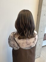 アチーブ ヘア デザイン(achieve hair design) くすみオリーブベージュカラー髪質改善トリートメントボブヘア