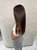 キング(K!ng)&nbsp;縮毛矯正髪質改善ハイライトレイヤーカット枚方美容室エクステ