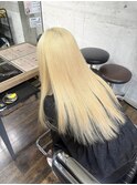 ハイトーン 10代 20代 ブリーチ 抜きっぱなし ブロンドカラー