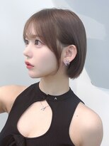 アルバム 渋谷パルコ(ALBUM) ボブ前髪カットおくれ毛グレージュミディアム_F30261