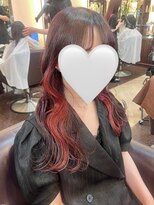 キャラ 池袋本店(CHARA)&nbsp;結んで隠せるイヤリングカラー/バレないインナーカラー