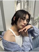ショート暗め透明感カラー20代30代40代ウルフレイヤー