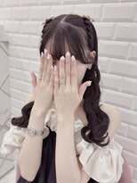 リルミー(Lilme) 編み上げハーフツイン*まゆ