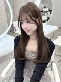 レイヤ/ベージュブラウン