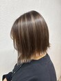 マーシュアトレ(marshu atre) 白髪ぼかしハイライトカラー