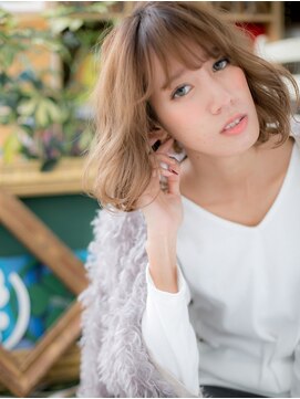 カバーヘアアンドスパ ブリス 浦和(COVER HAIR&SPA bliss) 外国人風インナーカラー根元パーマボブレイヤーc720代30代40代