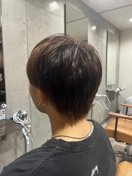 20代30代40代ナチュラル束感ショート爽やかツーブロックマッシュ