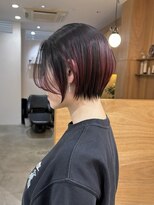 パークホワイト 代官山(PARK White) ボブウルフハッシュカットショートウルフボブ小顔カット