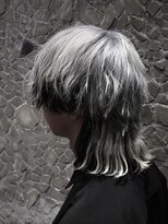 men's salon Gaudi 西宮北口店【メンズサロン ガウディ】【4月3日OPEN（予定）】&nbsp;メンズロングウルフ×アンブレラカラー×ホワイトシルバー