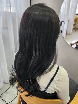 リュンヌ(Lune) 地毛風カラー/暗髪/赤み消しカラー