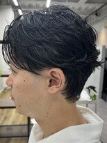 ナム 錦糸町(NAM)&nbsp;MEN’S/リバースセンターパート/ニュアンスパーマ/錦糸町