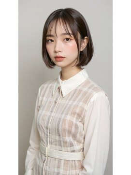 アーツ 茅ヶ崎(arts) ショートカット20代30代40代前髪あり面長丸顔ショートボブ