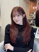 ラルム 新宿(LARME)&nbsp;レイヤーカット/レイヤー/ハッシュカット/韓国ヘア/新宿/新宿駅