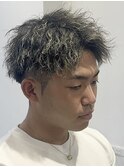 ツイスパ×ショートアップバング