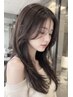 韓国ヘアカット+縮毛矯正　￥25,300→￥18,000