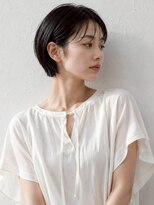 ミロアヴィタ 平尾(miroa vita)&nbsp;ショートボブ 髪質改善 前髪カット 顔周りカット 30代