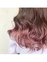 モードケイズ 西宮(MODE K's) ピンクカラー/裾カラー/大人かわいい/小顔/斜めバング