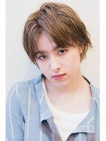 ピズム(PISM)&nbsp;ボーイッシュセンターパート/フォギーベージュ