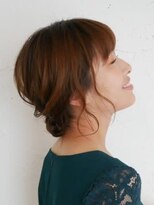 アース 三軒茶屋店(HAIR&MAKE EARTH)&nbsp;お呼ばれシニヨン風アレンジ