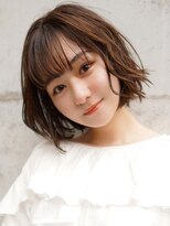 ラフィス ヘアー ピーチ 岡山店(La fith hair peach)  【La fith】 シースルーバング×ボブスタイル