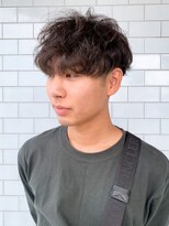 サンディーズバーバーショップ(Sandees)&nbsp;2ブロ2wayバング波打ちマッシュ