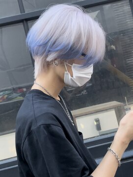 プネル(punel) ホワイト&ブルー