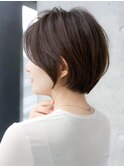 前髪なし大人ショートボブ20代30代40代【AIN.表参道】川原大地