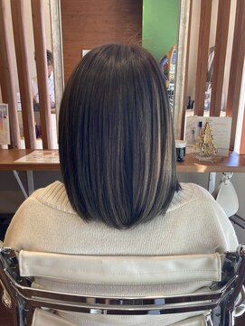 ピールアーク(peal ark) グレーベージュカラーダークアッシュベージュくすみカラー黒髪