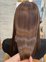 ジーナ 本八幡(Zina)&nbsp;大人かわいい20代30代40代小顔ショコラベージュ　Zina本八幡