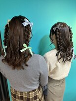 リエラ 新宿(RIERA)&nbsp;編みたらしハーフツイン