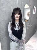 韓国トレンドのハッシュカット