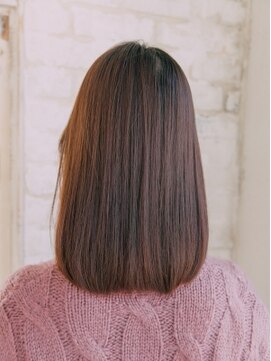 ルシードスタイルアンディアーモ(LUCIDO STYLE andiamo) 20代30代大人かわいいベージュナチュラルセミロングヘアー美肌