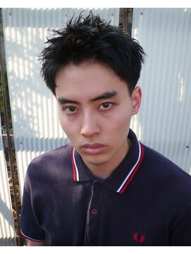 チクロ(ticro) 【チクロ】スーツ短髪ツーブロック束感モテる黒髪 流行