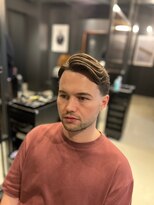 ザマンリバレッジニューヨーク(THE MAN LeverageNewYork)&nbsp;大人海外七三サイドパートフェード：大村　大心