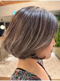 グラデーションレイヤーハイライトベージュ