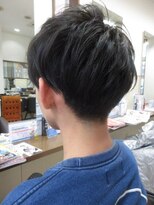 コアフィールフィス(COIFFURE fils) 黒髪ショート ネープレスマッシュショート