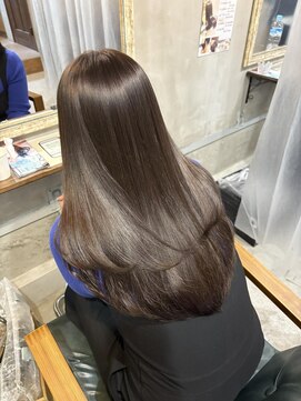 リエコー(RE'ECHO) ブリーチなしグレーブラウン/髪質改善