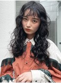 ロングパーマ/パーマロング/くるくるパーマ