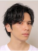 大人センターパート《ニュアンスパーマ/ビジネス/30代ヘア》