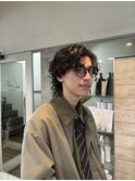 海外風ラフパーマ