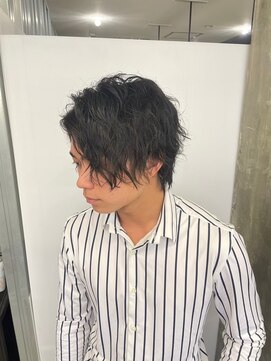 メンズサロン キング 高槻店(Men’s salon K!ng) 波巻きツイストスパイラルパーマ/フェザーパーマ/眉毛/メンズ