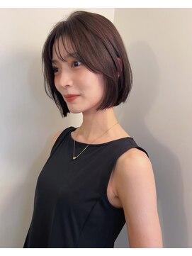 ユー(yew) レイヤーボブ/ミニボブ/顔周りレイヤー/シースルーバング