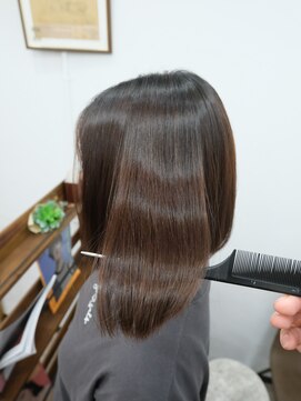 アーシェ 横浜店(A'SHE) ボブ　艶　縮毛矯正　髪質改善