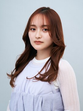 ガリカ 横浜(Gallica) 顔周りレイヤー小顔髪質改善カットうる艶髪マロンベージュカラー