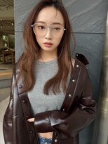 【MINX】くびれヘア＋くすみベージュハイライトカラー_銀座