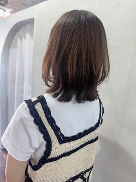 ラトリエコンタン(L´atelier Content) 【shima】ベージュカラー/ふわっとロブスタイル