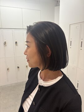 ケーツー 谷町(K-two) 前髪なしのワンレンボブ♪