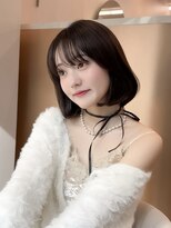 ロンドリゼル 札幌(Lond RiseL)&nbsp;◯ オリーブグレー/韓国/レイヤーカット/髪質改善/縮毛矯正/札幌